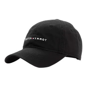 Tommy Hilfiger Cotton Baseball Caps Unisex Black