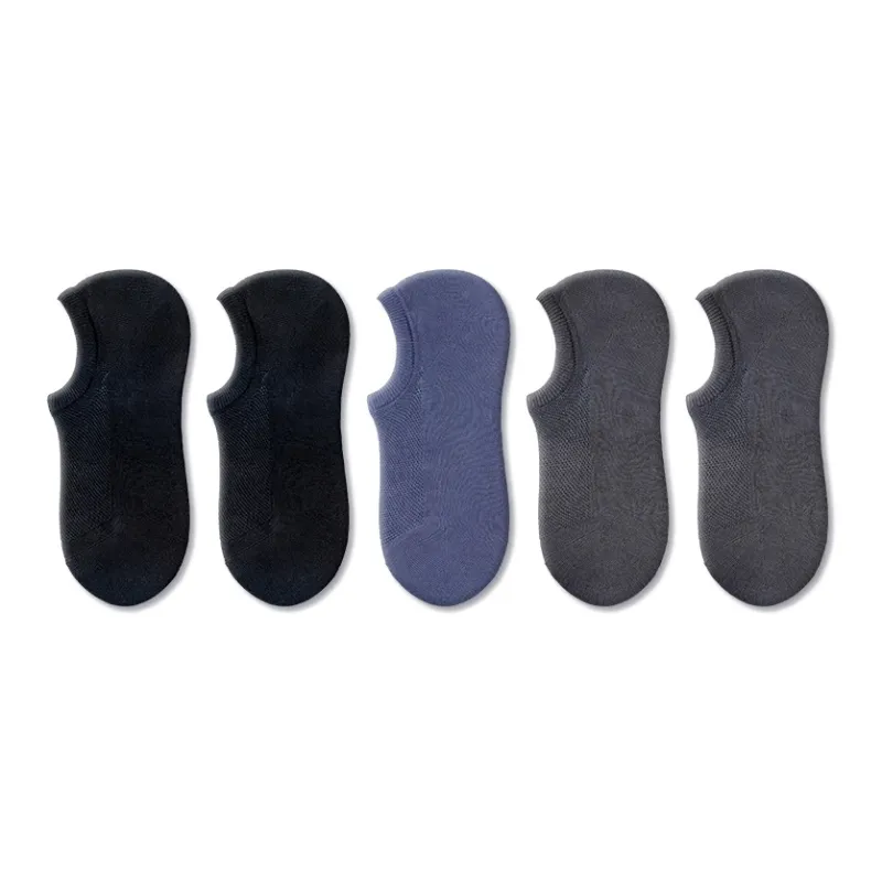 LUOLIAN No Show Socks Men's 5 Pack-7