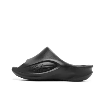 QIAODAN Flying Shadow Slippers 3.0 Quiet Slip Resistant Abrasion Resistant Quick Dry Slide Slippers Men's Black