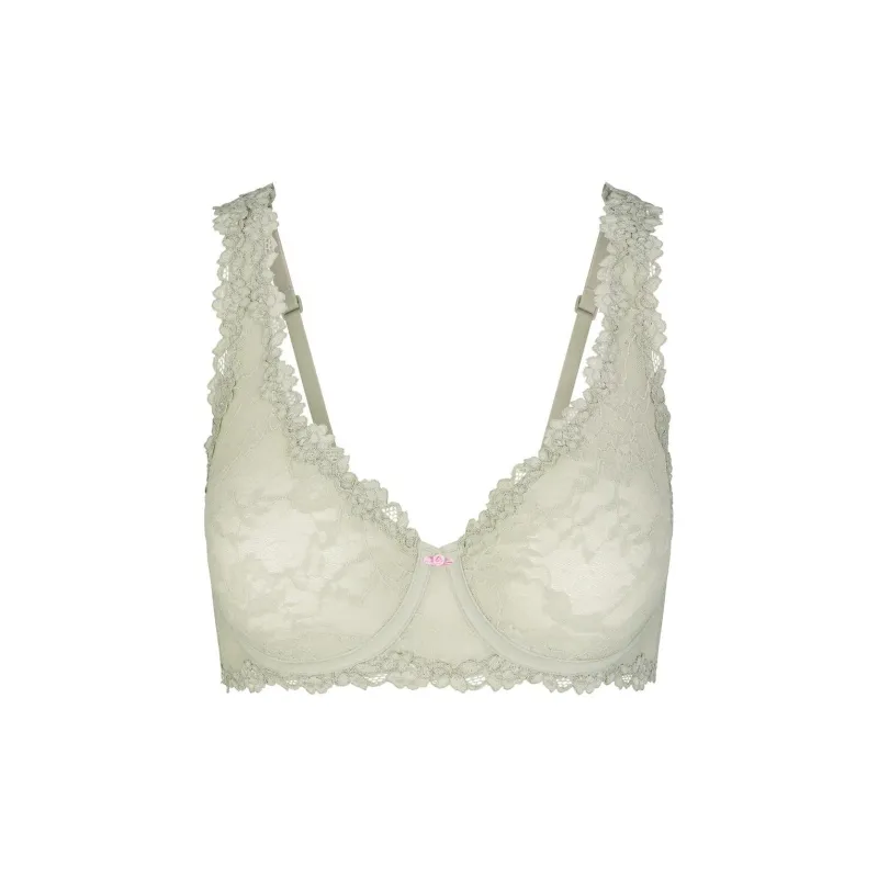 SKIMS STRETCH LACE UNLINED FULL COVERAGE BRA Bra Women's 1 Pack TALC/Talc-0