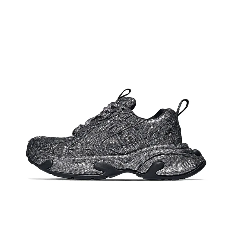 SALAXI Cushioning, Breathable, Lightweight, Height Increasing Low Top Chunky Sneakers Unisex-12