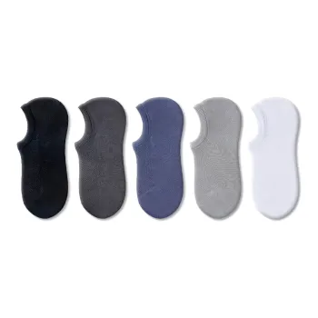 LUOLIAN No Show Socks Men's 5 Pack