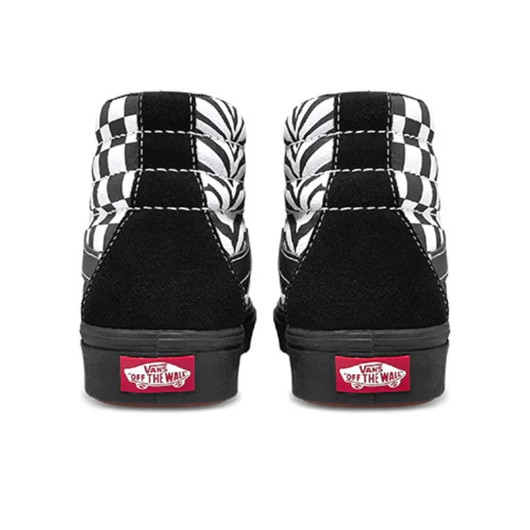 Sk8 Vans Hi ComfyCush 'Mixed Media Black Checker'-4
