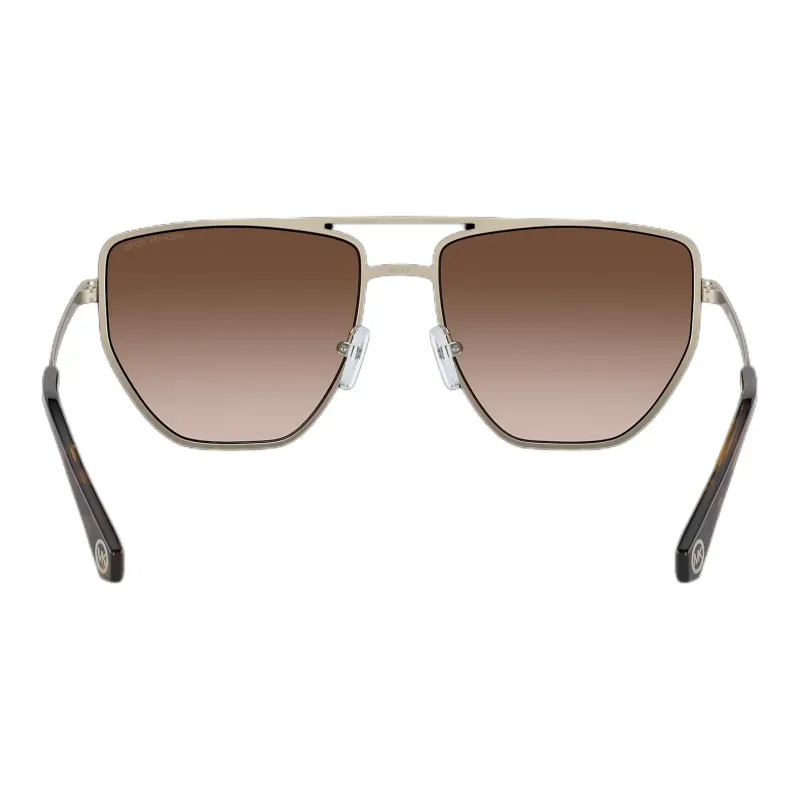 MICHAEL KORS Metal Aviator Sunglasses Men's Brown-2