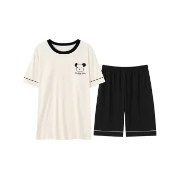 Close-fitting Areas Pajama Set Men's