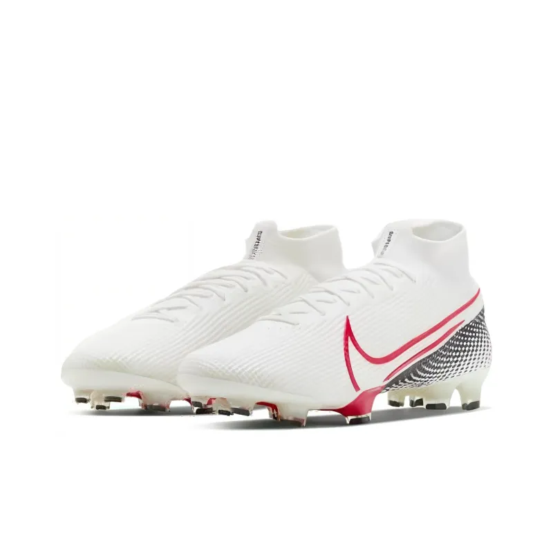 Nike Mercurial Superfly 7 Elite Fg White Laser Crimson-2