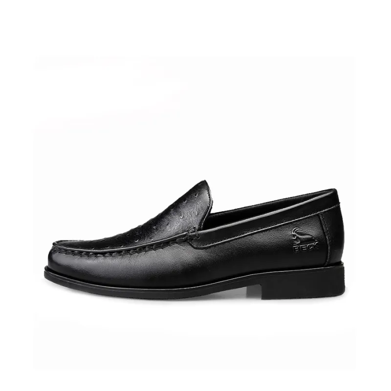 BECK Dress Shoes Men Low Top Brown-0
