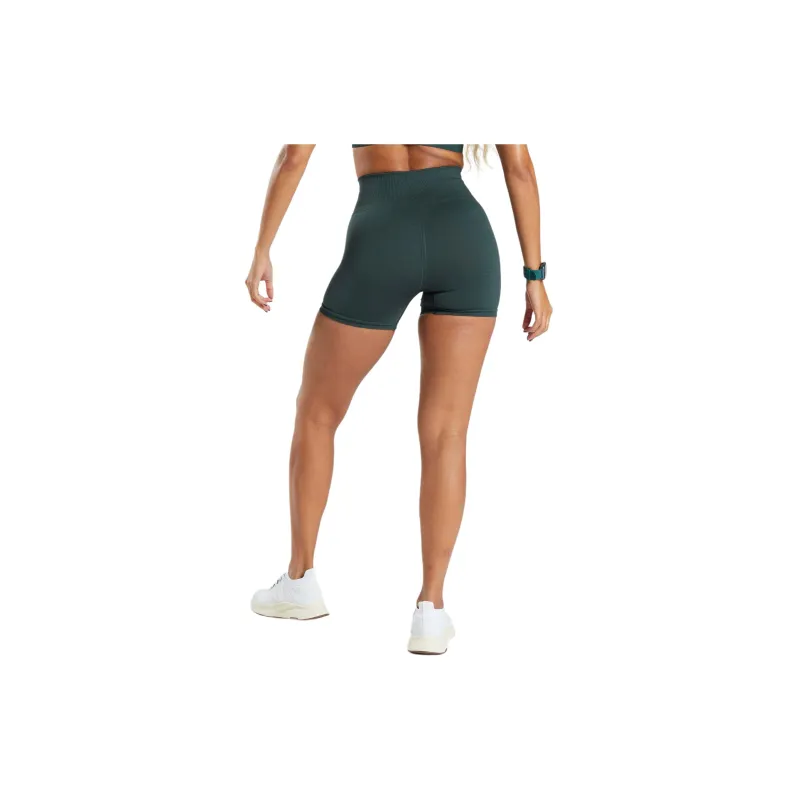 GYMSHARK VITAL SEAMLESS 2.0 SHORTS Sports Shorts Women's Forestland Green Clay Gray Limestone-1