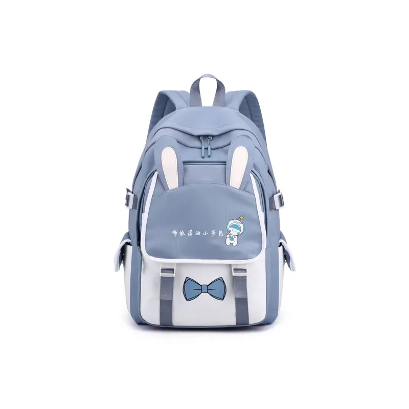 Bueno Nylon Fabric Backpack Regular Unisex Pink-2