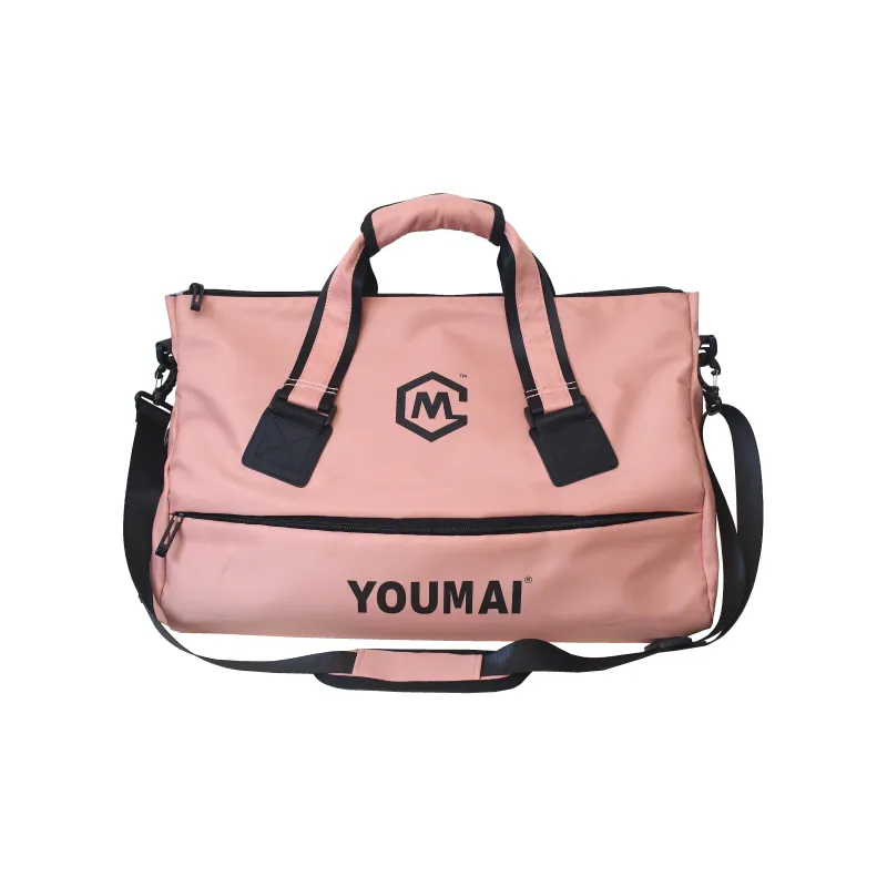 NIGEER Nylon Gym Bag Large Size Unisex Black/Gray/Pink/Red-9