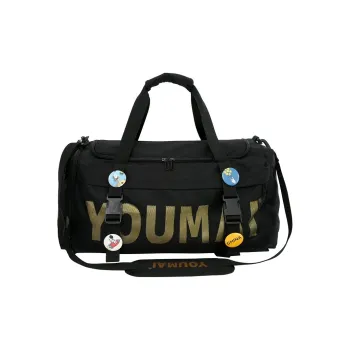 NIGEER Oxford Gym Bag Medium Size Unisex Black/Pink/Yellow/Army Green/Gray/Red/Turquoise