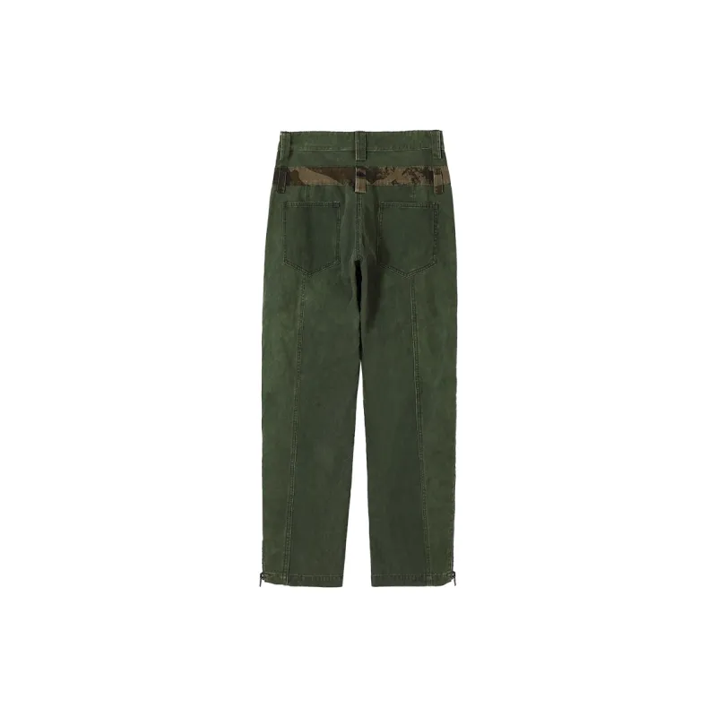 CONP Casual Pants Unisex Army Green-1