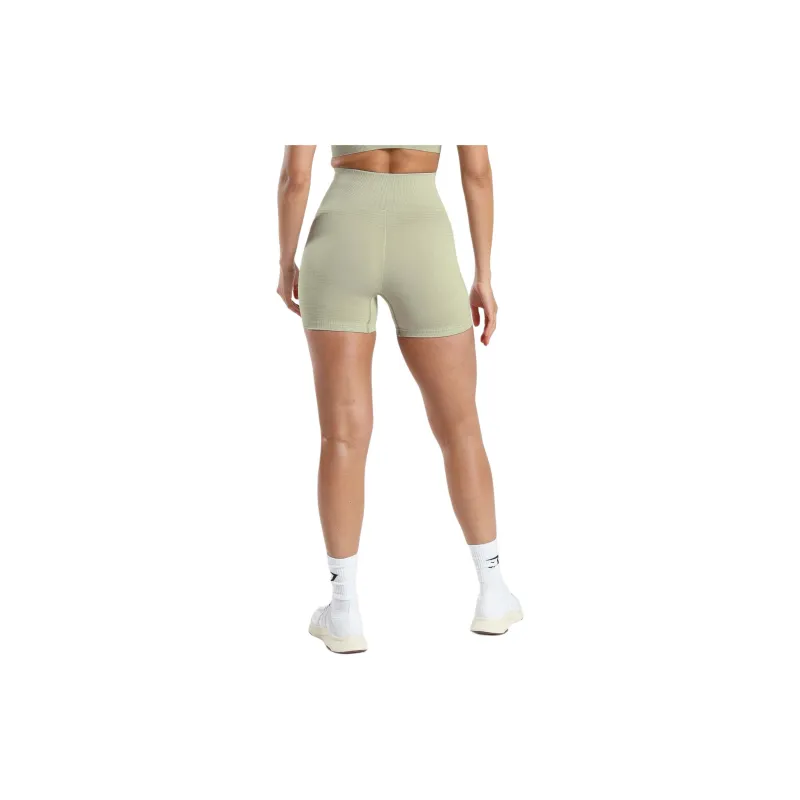 GYMSHARK VITAL SEAMLESS 2.0 SHORTS Sports Shorts Women's Light Sage Green With Greyish Limestone-1
