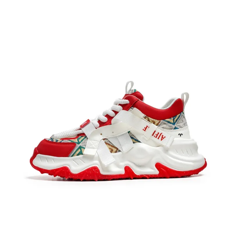 Grumpy Ram Anti-Slip Wear-Resistant Breathable Height Increasing Mid-Top Casual Shoes Men's-6