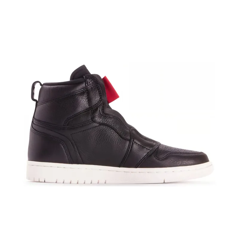 Jordan 1 Retro High Zip Black Gym Red Phantom Women's-1