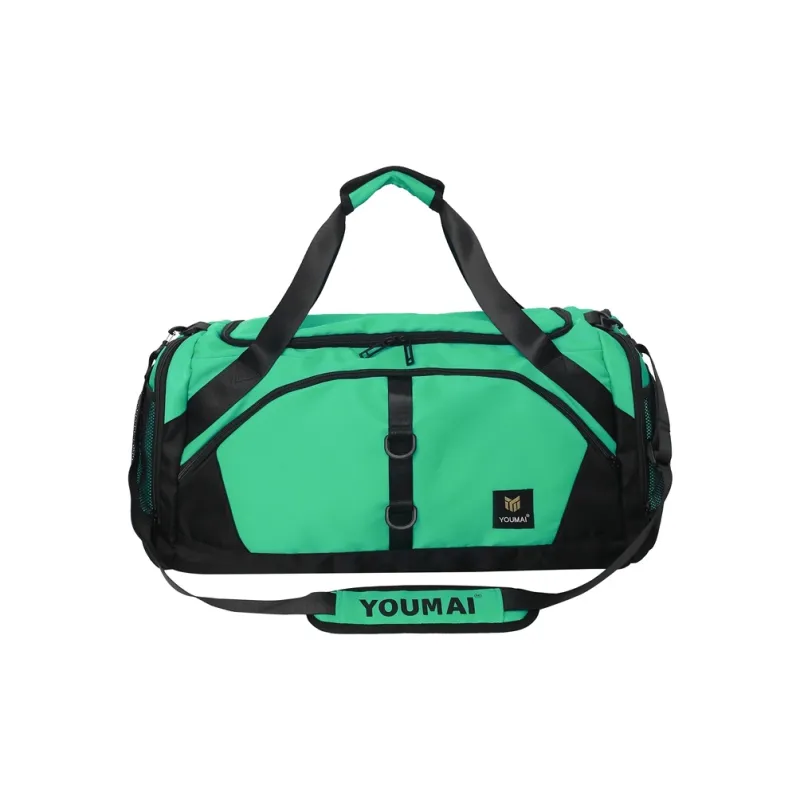 NIGEER Nylon Gym Bag Medium Size Unisex Turquoise/Army Green/Pink/Black/Red/Yellow/Khaki-0