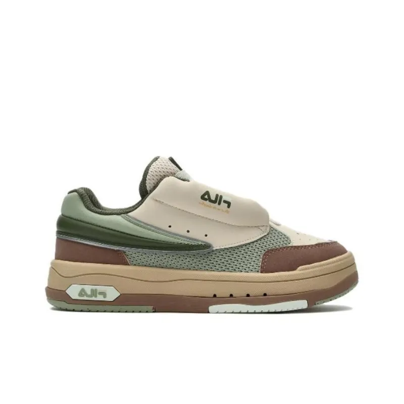 FILA MIX Slip Resistant Cushioning Low Top Skateboard Shoes Women's Marsh Green-1