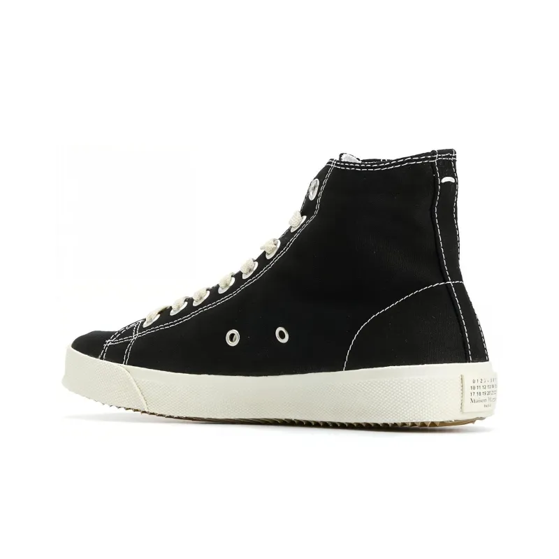 Maison Margiela Tabi High Top Stylish Skateboarding Shoes Women's Black-3
