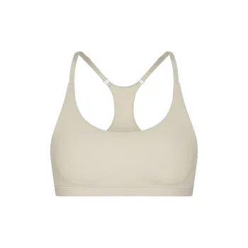 SKIMS FITS EVERYBODY RACERBACK BRALETTE Bra Women's 1 Pack TALC/Talc
