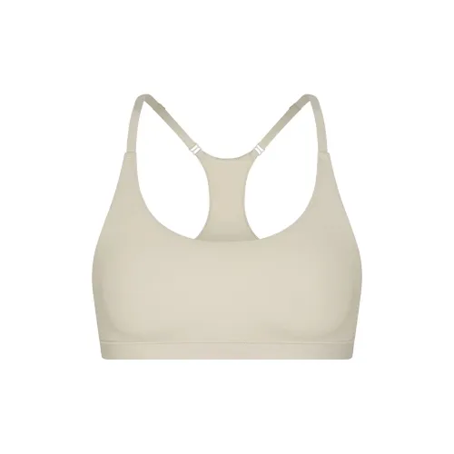 SKIMS FITS EVERYBODY RACERBACK BRALETTE Bra Women's 1 Pack TALC/Talc