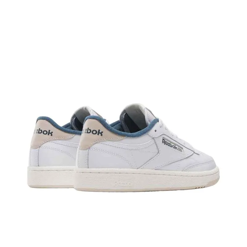 Reebok Women's Club C 85 'White Hoops Blue'-3