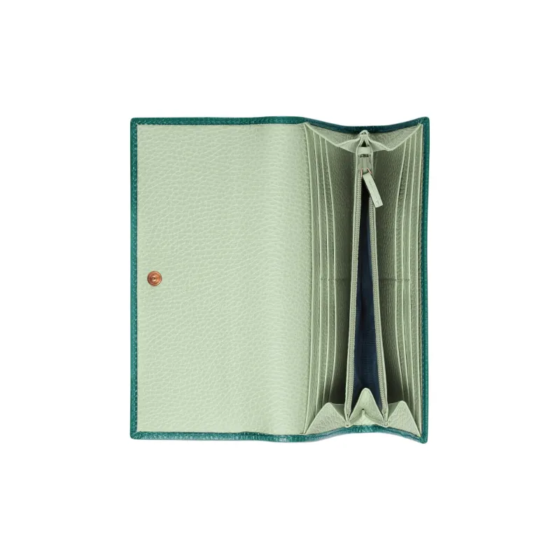 GUCCI GG Marmont Leather Wallet Women's Green-3