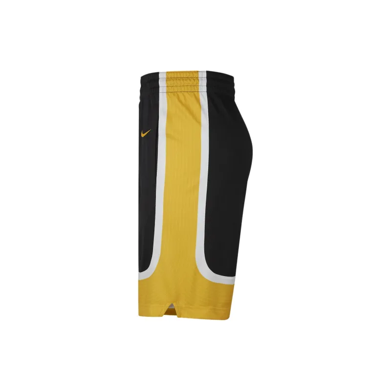 Nike College Dri-FIT Iowa Basketball Shorts Men's Black/University Gold-2