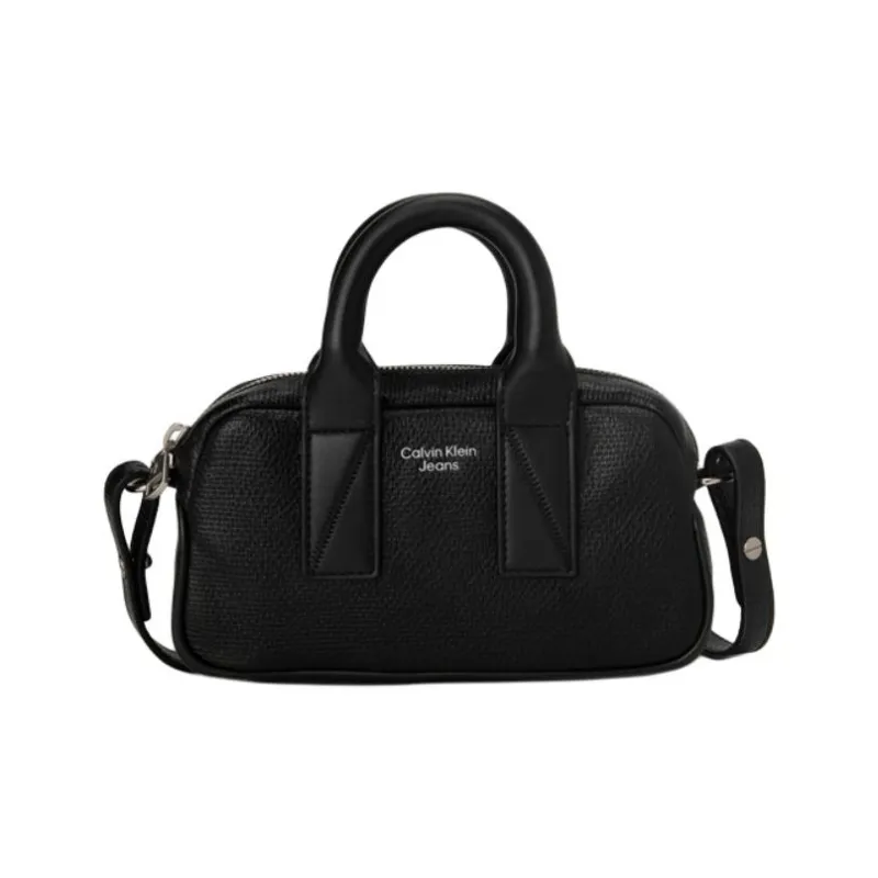 CK/Calvin Klein Polyurethane Travel Bag One Shoulder Handbag Extra Mini Women's Black-2