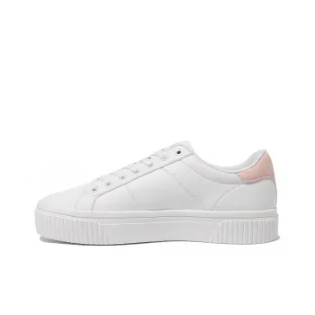 FILA Cushioning, Wear Resistant Low Top Skateboard Shoes Unisex White
