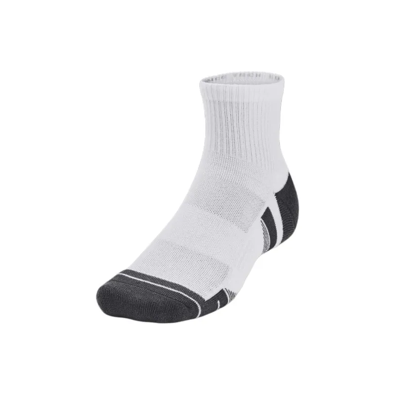 Under Armour Performance Tech Ankle Socks Unisex 3 Pack White-1