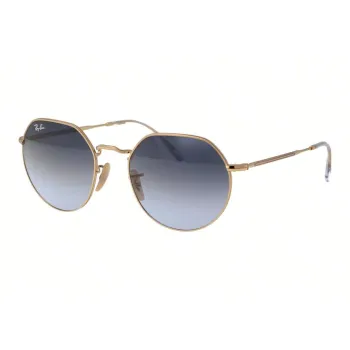 RayBan Metal Irregular Shape Sunglasses Women's Gold