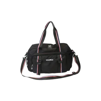 NIGEER Nylon Portable Crossbody Gym Bag Medium Size Unisex Black/Khaki/Yellow/Pink/Red