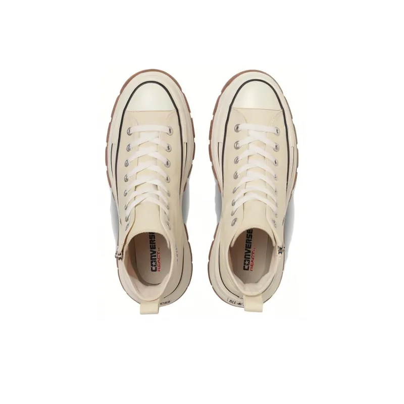 Converse ALL STAR Ⓡ TREKWAVE Z HI Durable Breathable High Top Canvas Shoes Unisex Beige-3