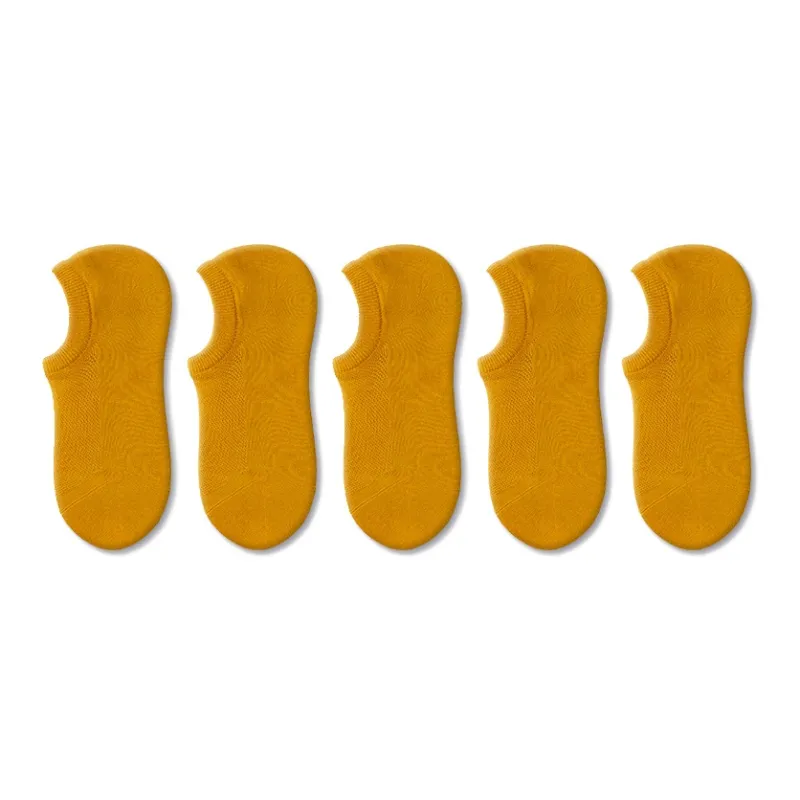 LUOLIAN No Show Socks Men's 5 Pack-12