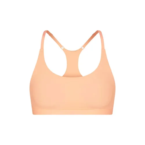 SKIMS FITS EVERYBODY RACERBACK BRALETTE Bra Women's 1 Pack Faded Nectar