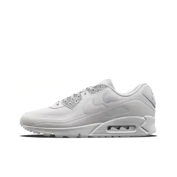 Nike Air Max 90 By You Cushioning Low-Top Casual Shoes Men's White