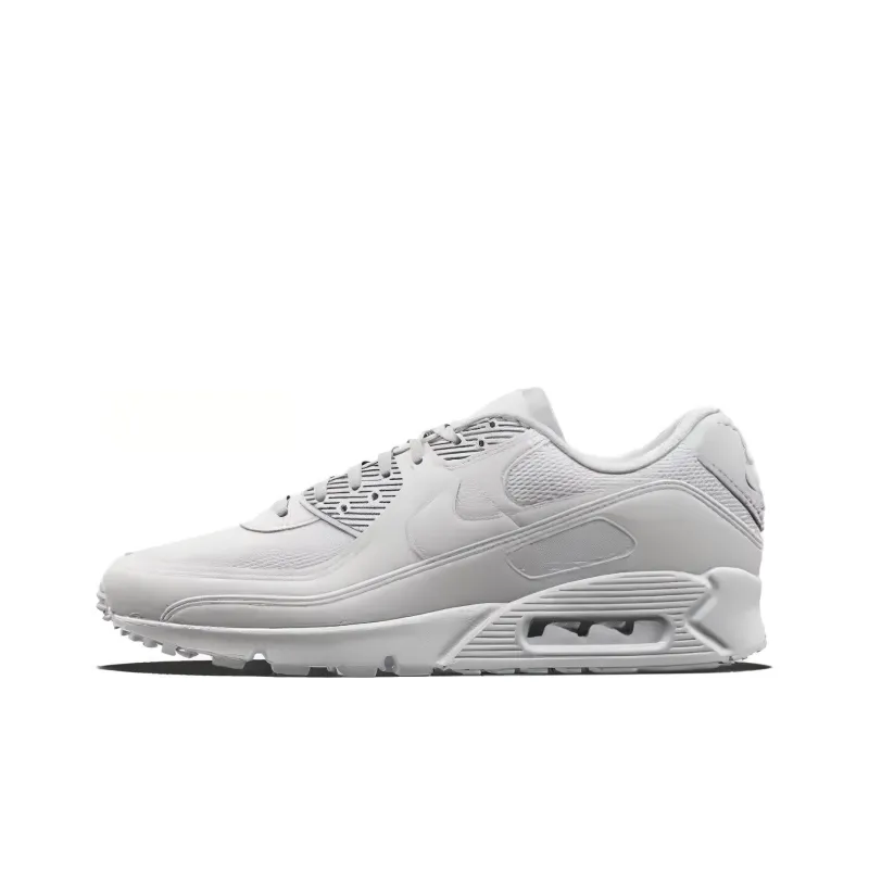 Nike Air Max 90 By You Cushioning Low-Top Casual Shoes Men's White-0