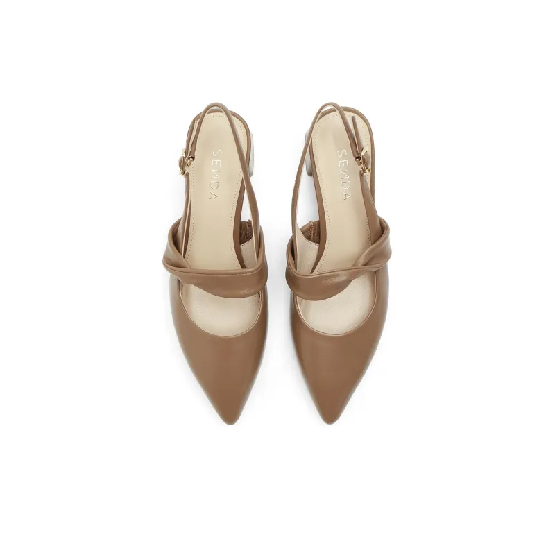 Senda Chunky Heel High Heels 5cm Women's-14