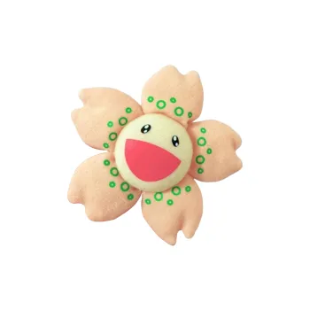 Takashi Murakami Sunflower, Cherry Blossom Brooch, Pink Dolls Plush Pendant