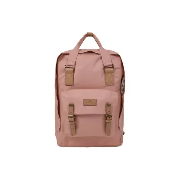 Doughnut Recycled Polyester Backpack Large Size Unisex Pink