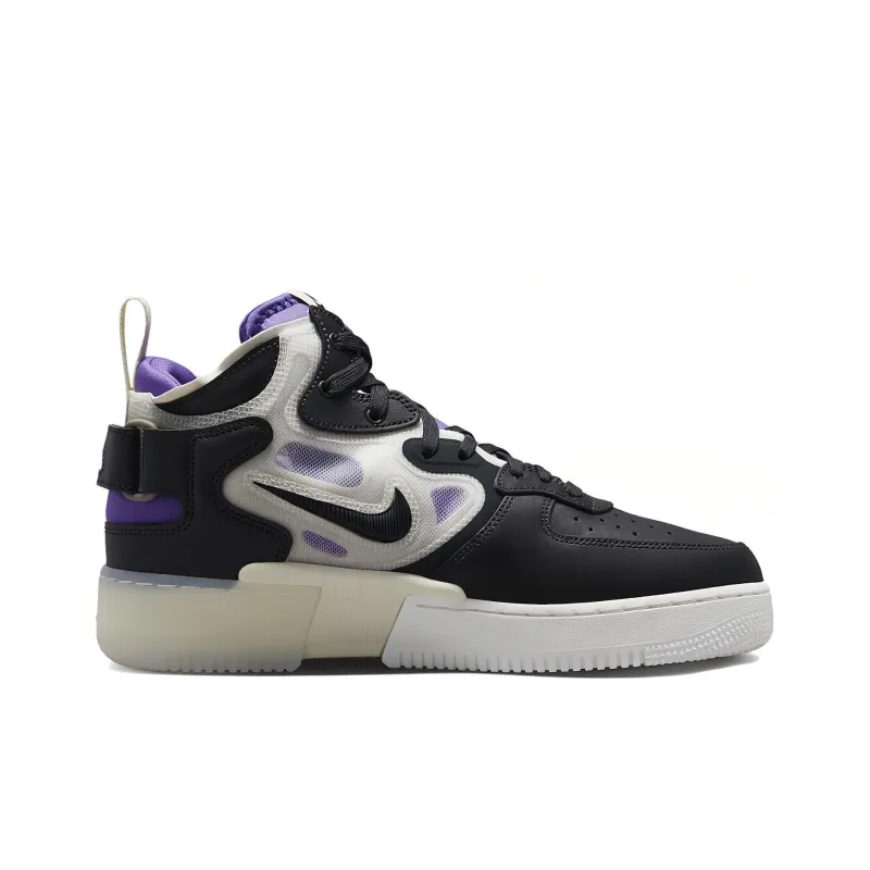 Nike Air Force 1 Mid React 'Off Noir Action Grape'-1