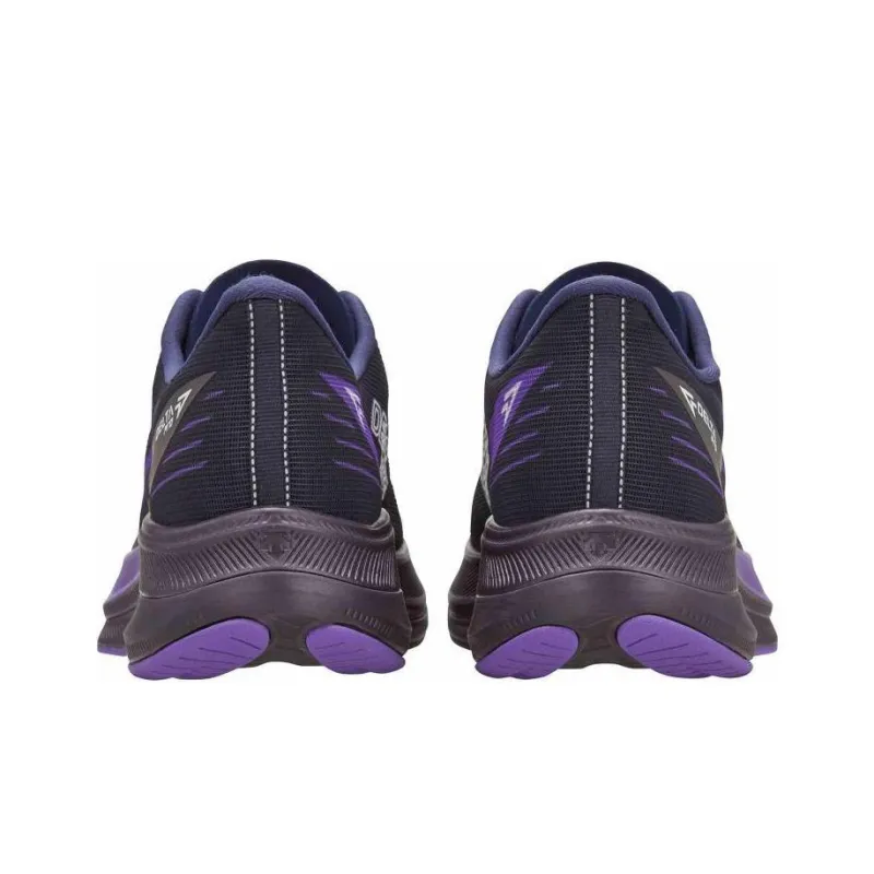 DESCENTE Cushioning, Wear Resistant Low Top Running Shoes Unisex Purple-3