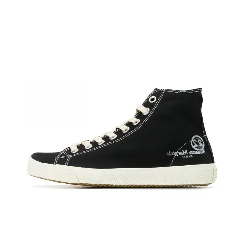 Maison Margiela Tabi Canvas Shoes Women's High-Top Black