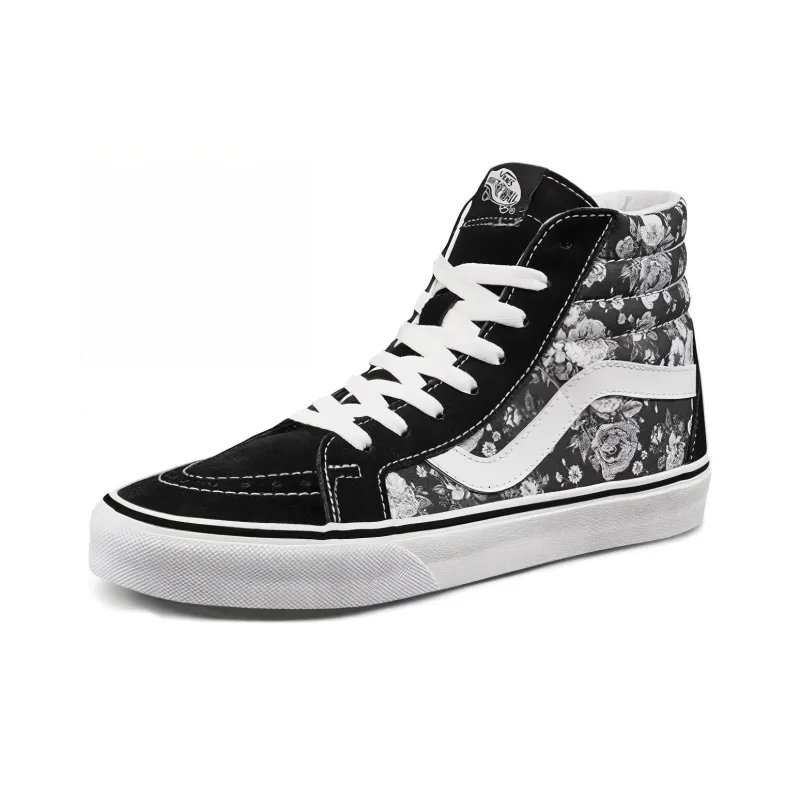 Vans SK8 HI Reissue High Top Rose Black White Unisex 'Black White'-1