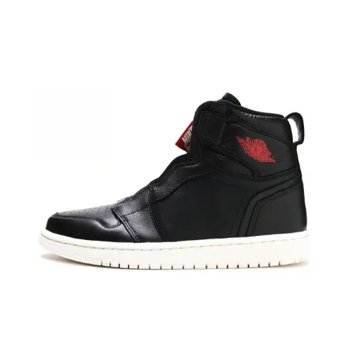 Jordan 1 Retro High Zip Black Gym Red Phantom Women's