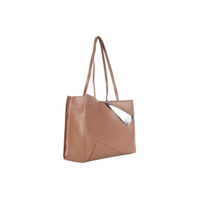 DEERE JACK Cow Leather One Shoulder Handbag Tubas Women's Warm Sand Brown-1