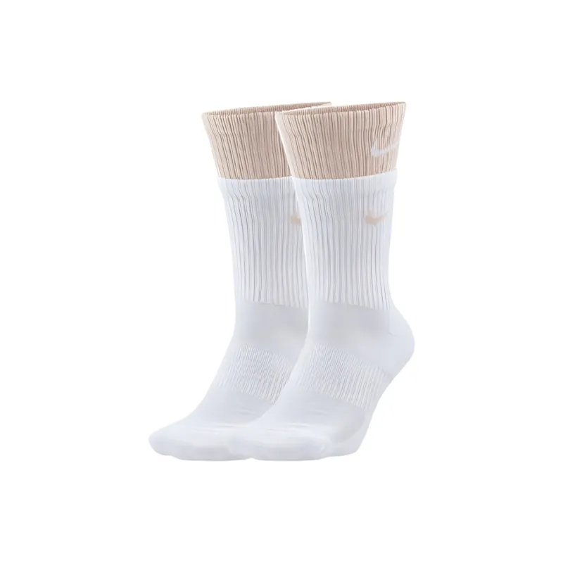 Nike Knee High Socks All Unisex Pink White-2