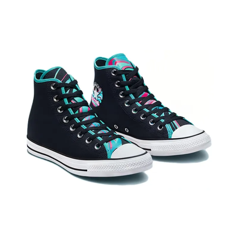 Converse Chuck Taylor All Star Marbled 'Black Teal Green'-2