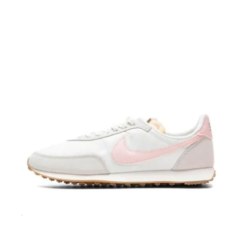 Nike Waffle Trainer 2 Casual Shoes Women's Low-Top White/Pink