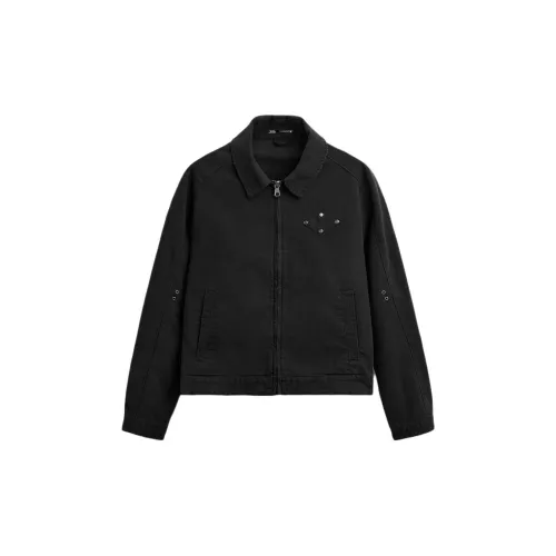 ZARA Jackets Men Black